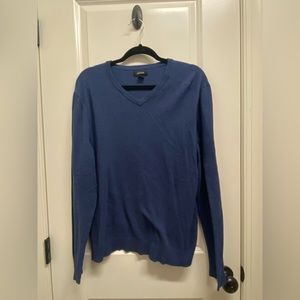 Alfani Men’s v-Neck Blue Sweater - Large